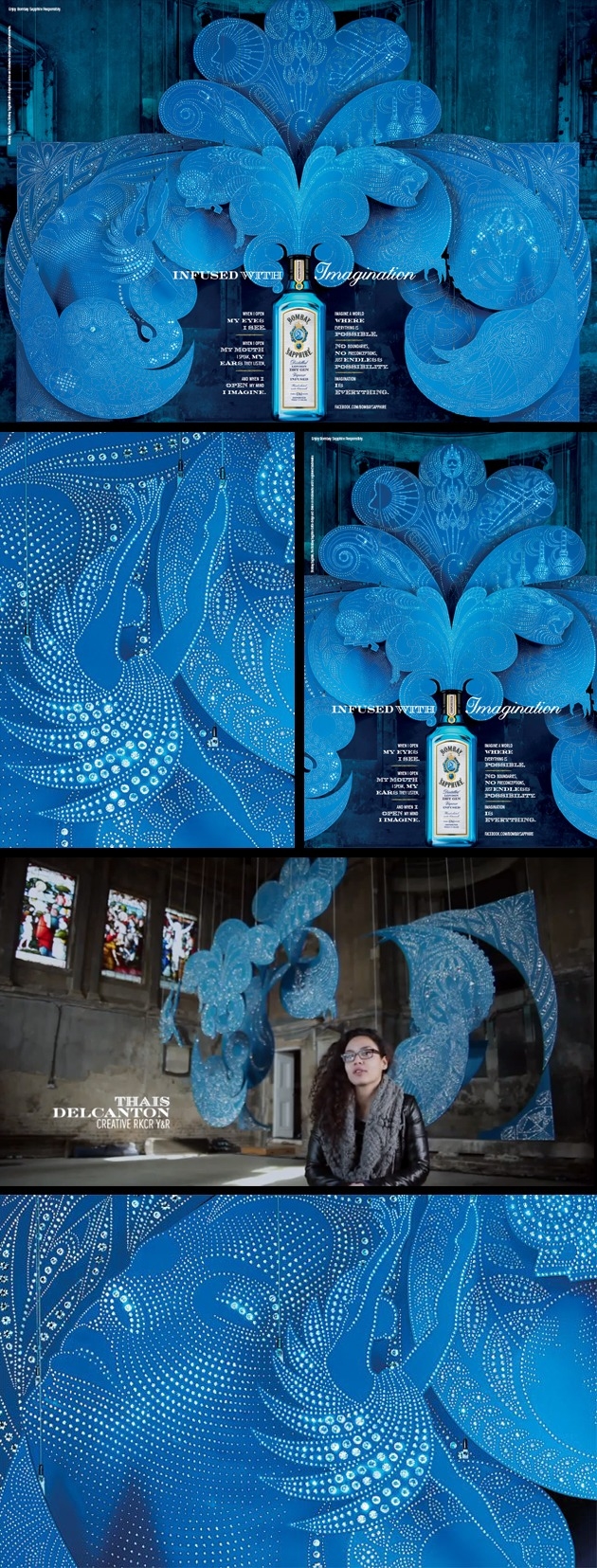 Yehrin Tong / Bombay Sapphire "Infused With Imagination" Set Build