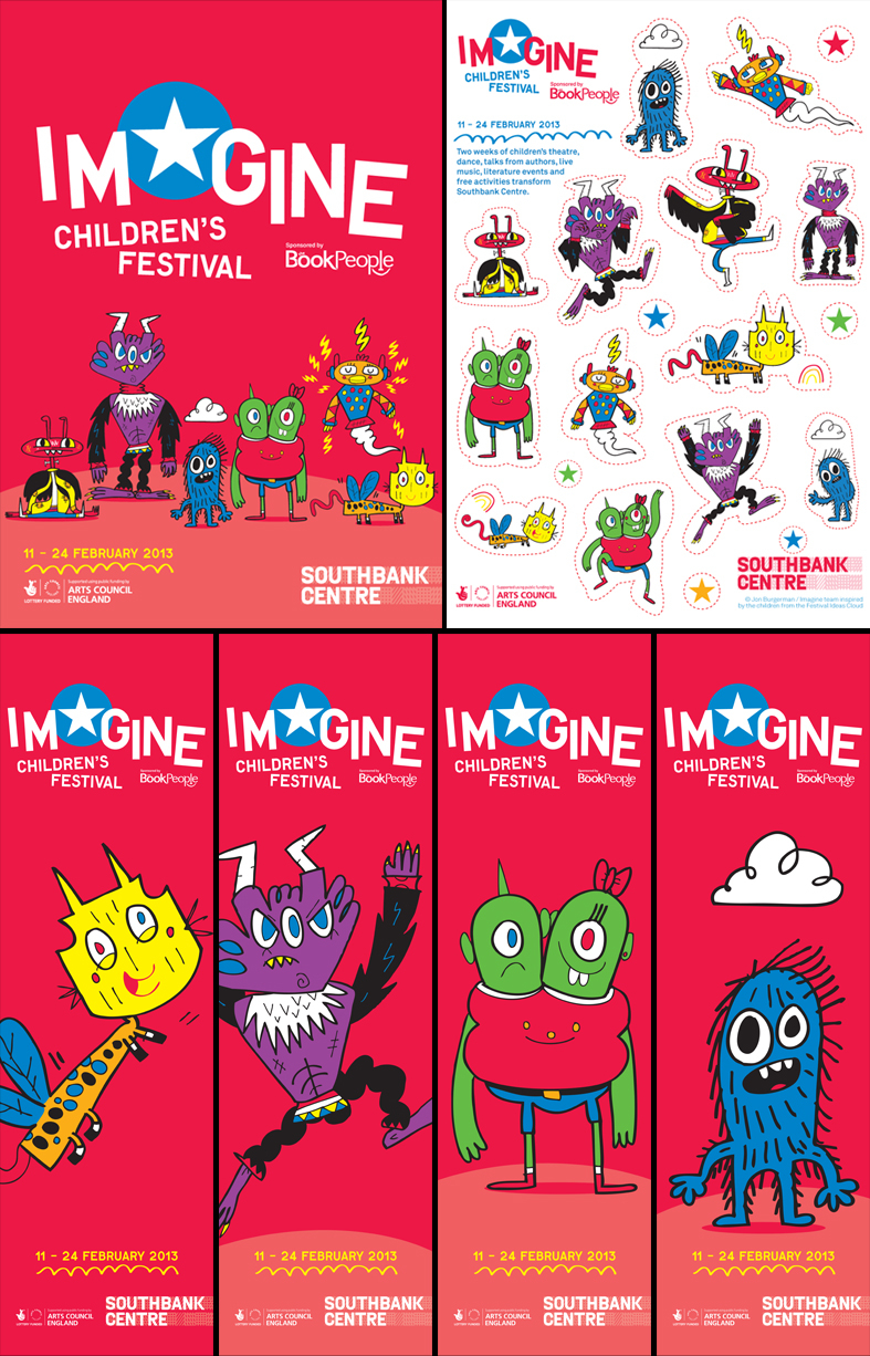 Jon Burgerman - Southbank Centre Imagine Children’s Festival