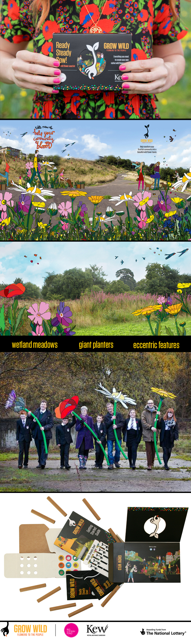 Celyn / Kew Gardens Grow Wild Campaign