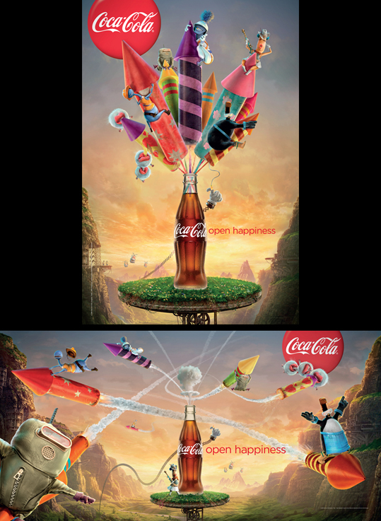 Jeff Wack / Coca-Cola Happiness Factory Posters