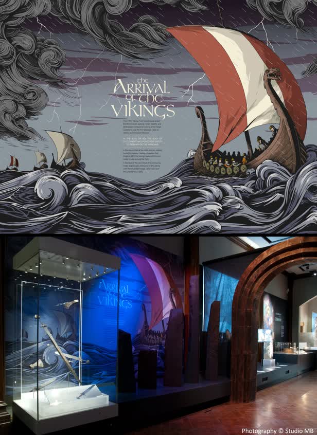 Lindesfarne Gospels Exhibition Vikings