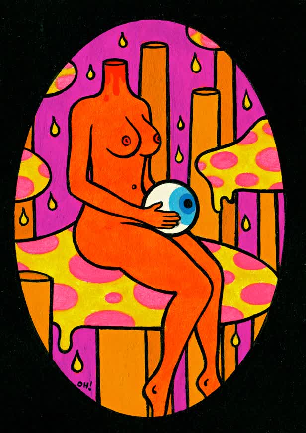 Mushroom Gloom Suite Girl