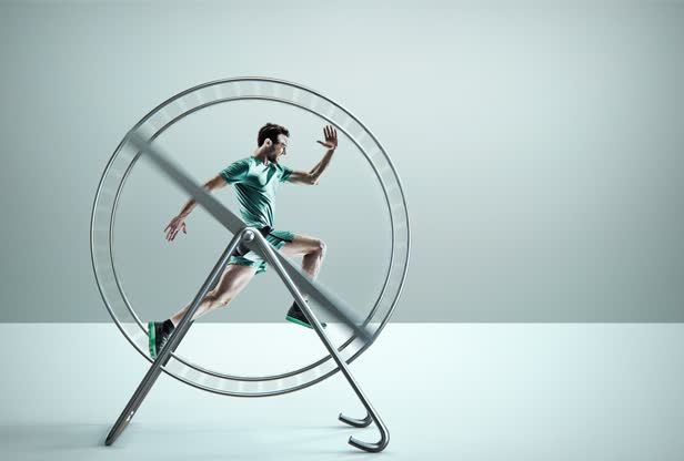 Hamster Wheel Runner / Men's Health