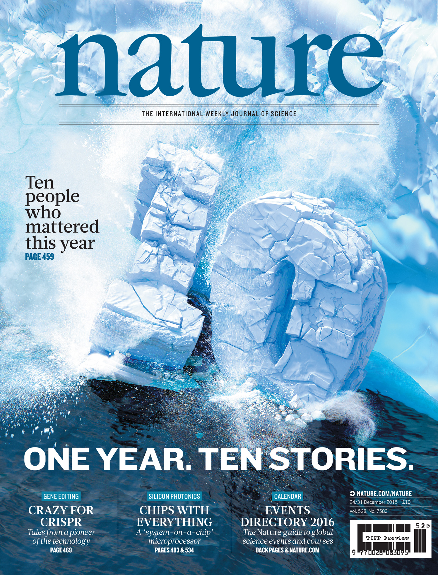 One Year. Ten Stories / Nature Magazine