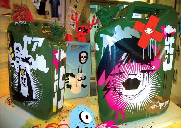 Spunky Clothing Exhibition Jerry Can Graphics