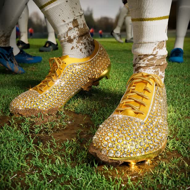 Football boots for Signs ad campaign / Euromillions