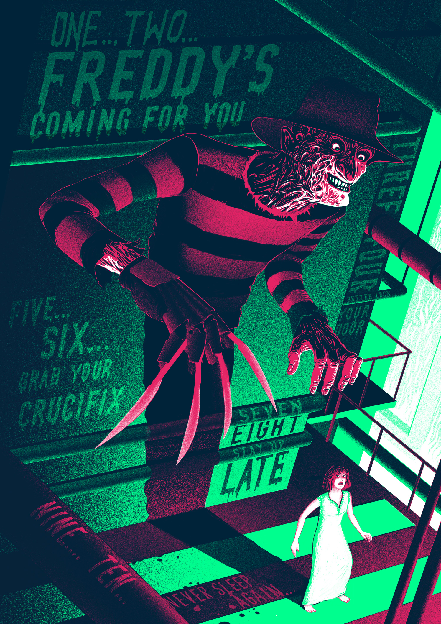 Nightmare On Elm Street / Super Evil Posters