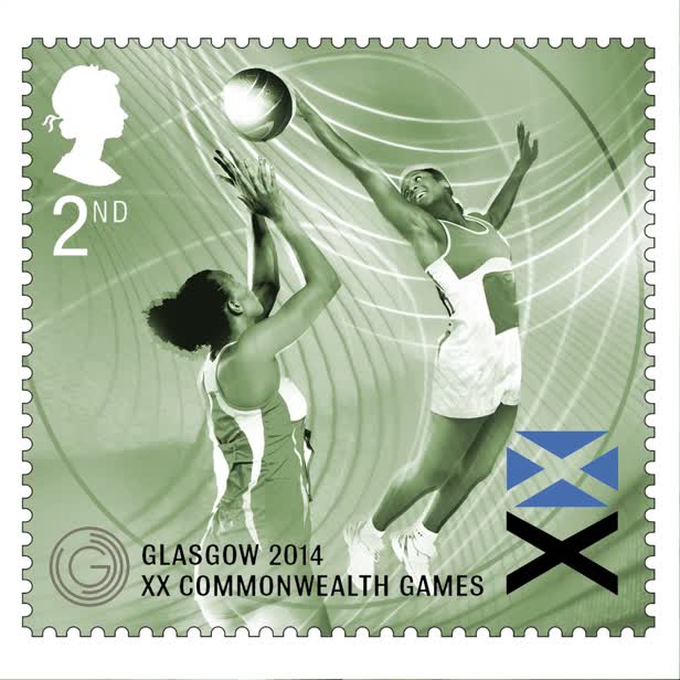 Netball Royal Mail Stamps