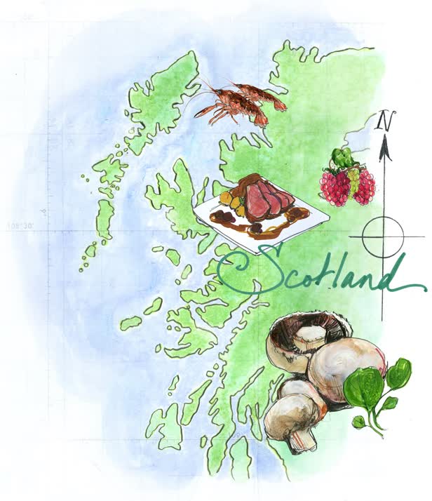 Scotland Map The Times Newspaper