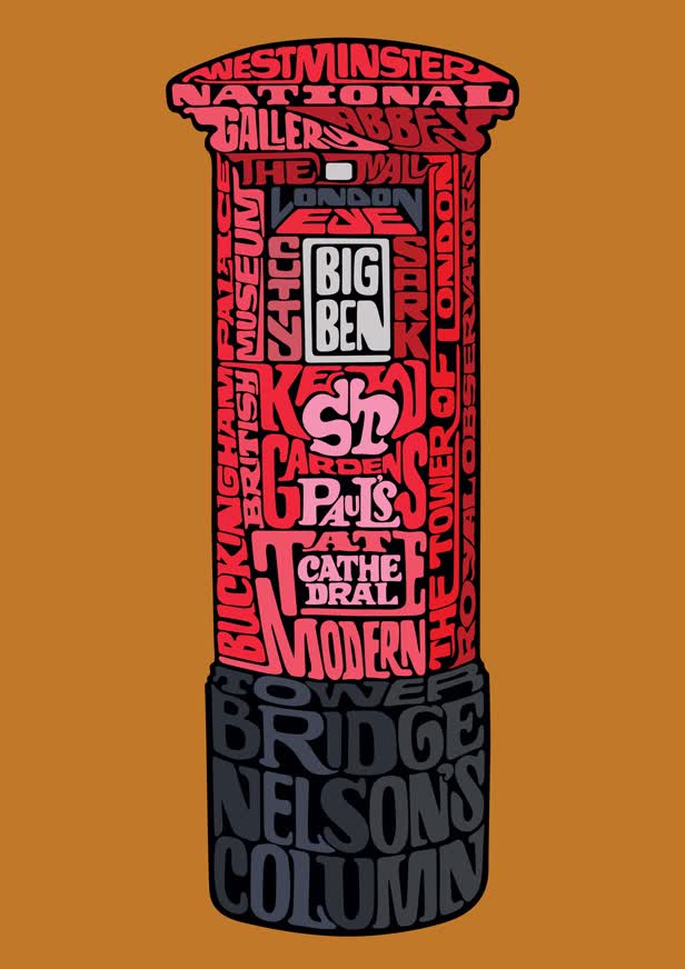 Visit London Official Merchandise Post Box