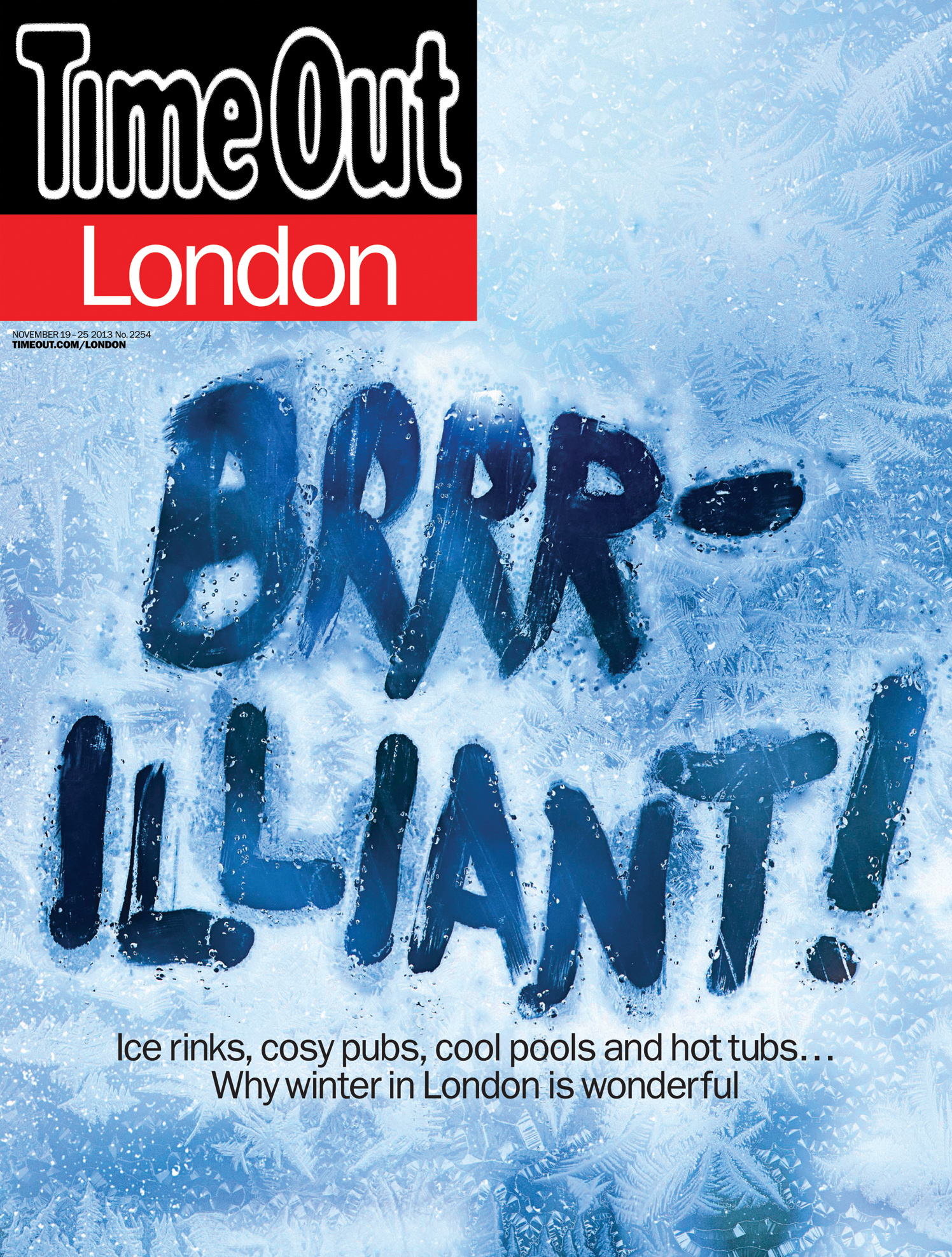 Brrr-illinat Frost Snow Typography / Time Out London