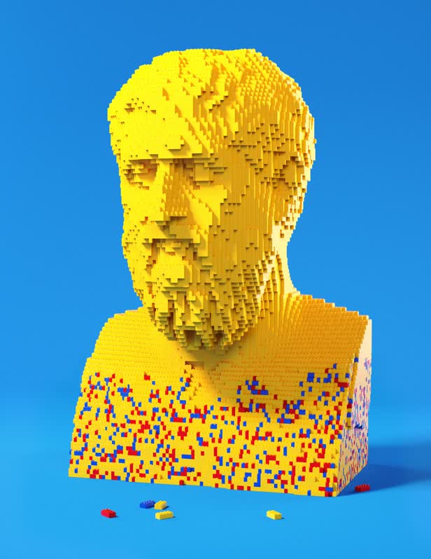 Lego Plato / The Guardian