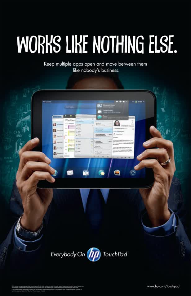 HP Touch Pad / Business Ad