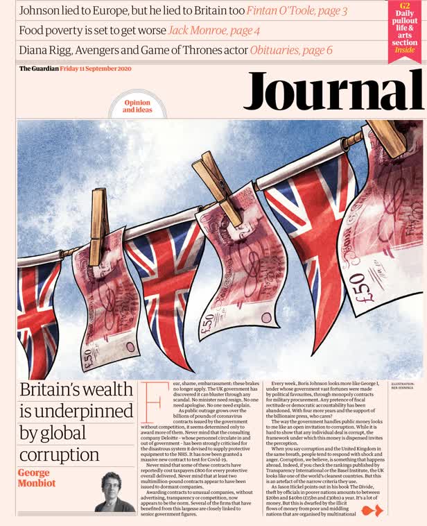 11th September 2020 Cover / The Guardian Journal