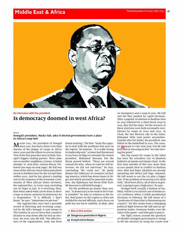 Macky Sall / The Economit