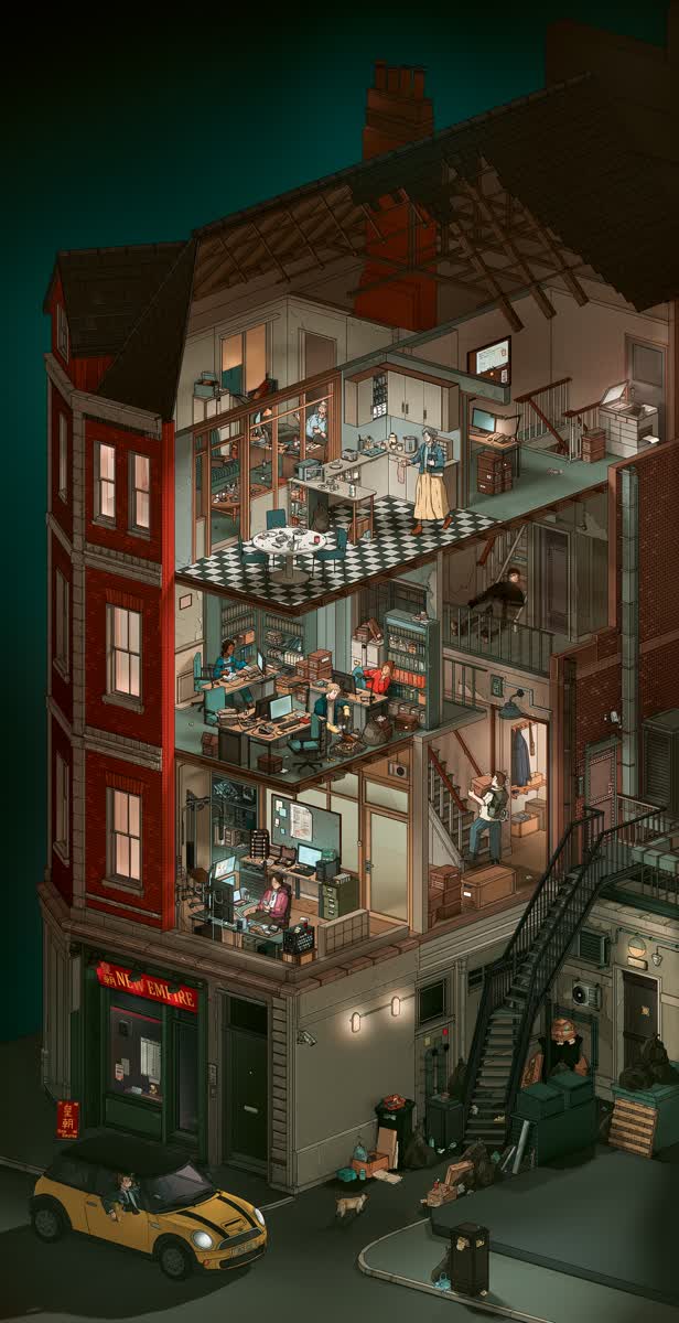 Slow Horses Lamb's Office / Soho Press