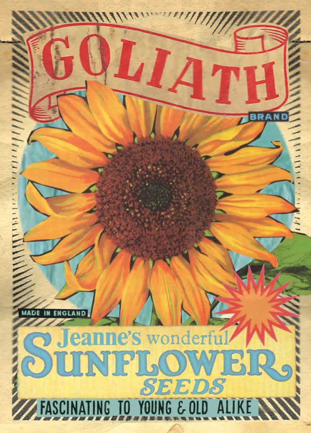 Sunflower Label