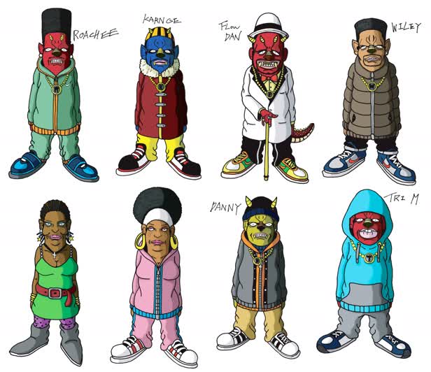 Roll Deep Characters