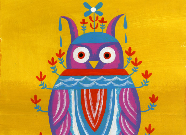 Owl on Yellow.JPG