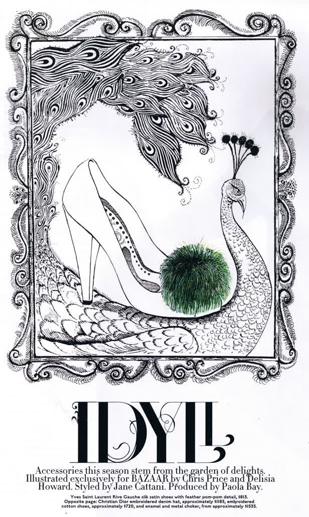 Saint Laurent / Harpers Bazaar