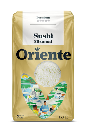 Oriente rice packaging / Firecactus