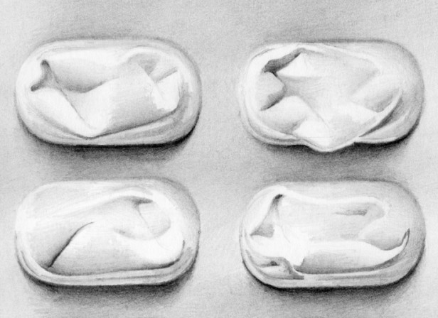 Medicine Tablets In Foil