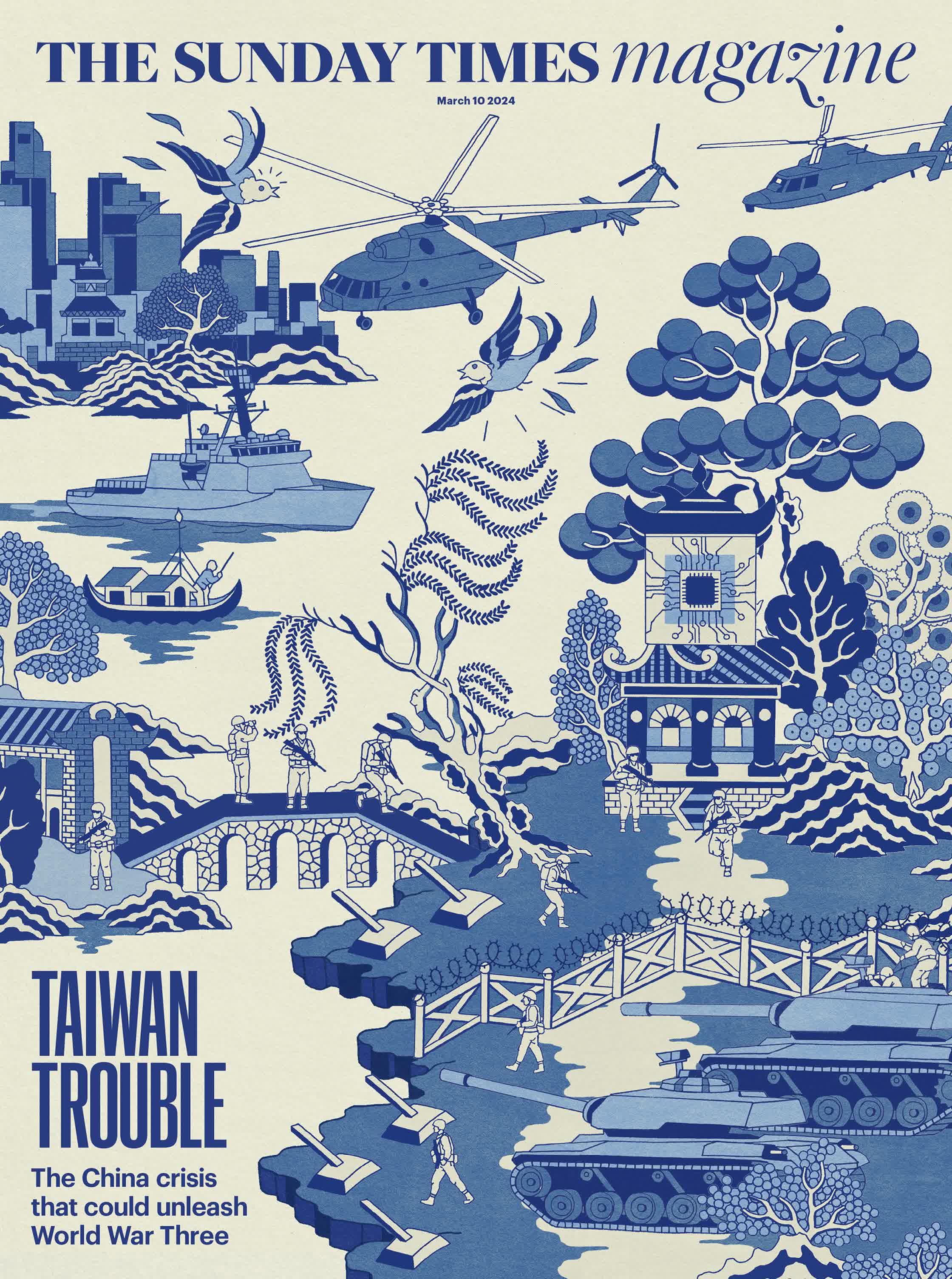 SUNDAY TIMES MAGAINE - TROUBLE IN TAIWAN COVER - with title.jpg