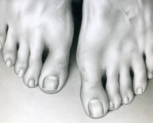 Male Feet Toes Detail