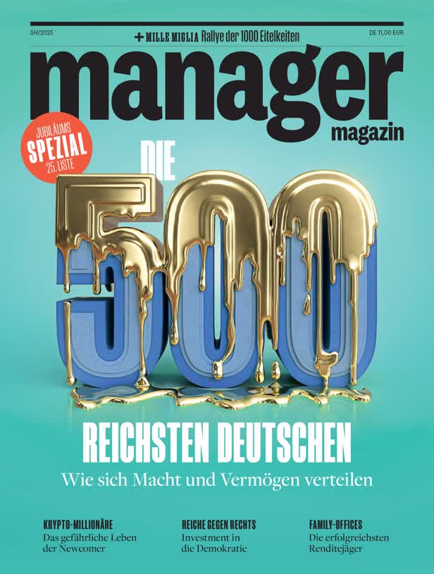500 Richest Germans cover / Manager Magazine