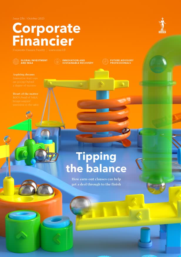 Tipping the Balance / Corporate Financier Magazine