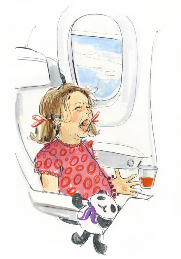 Screaming Child On Plane