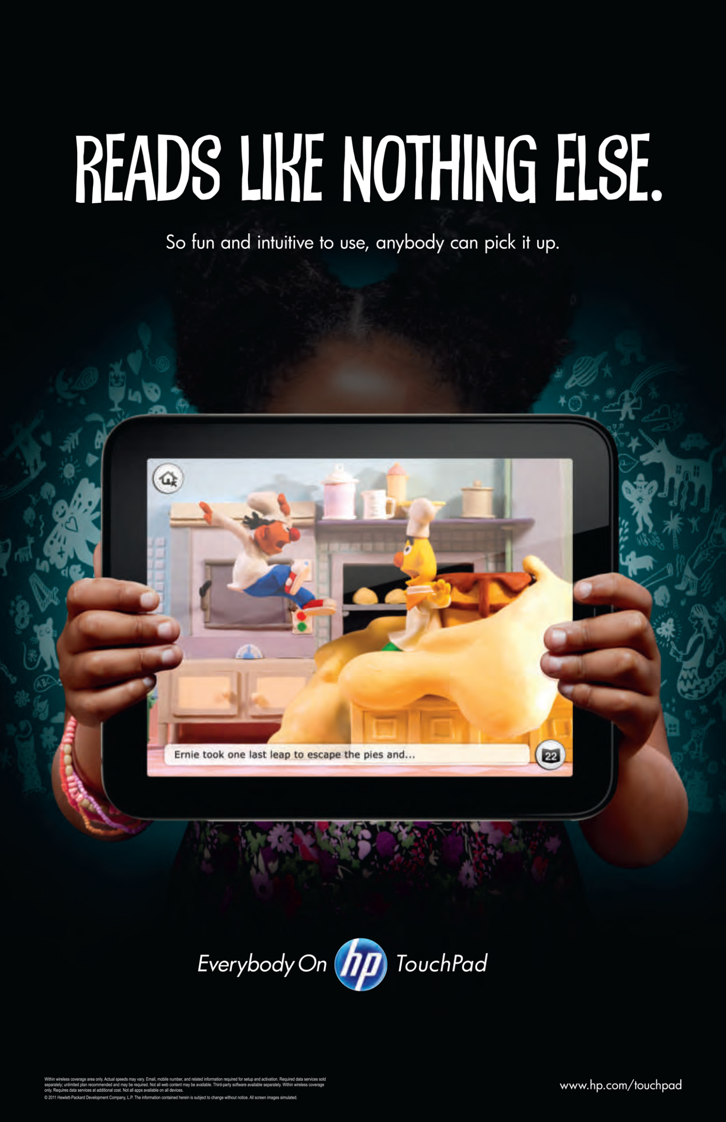 HP Touch Pad / Child Ad