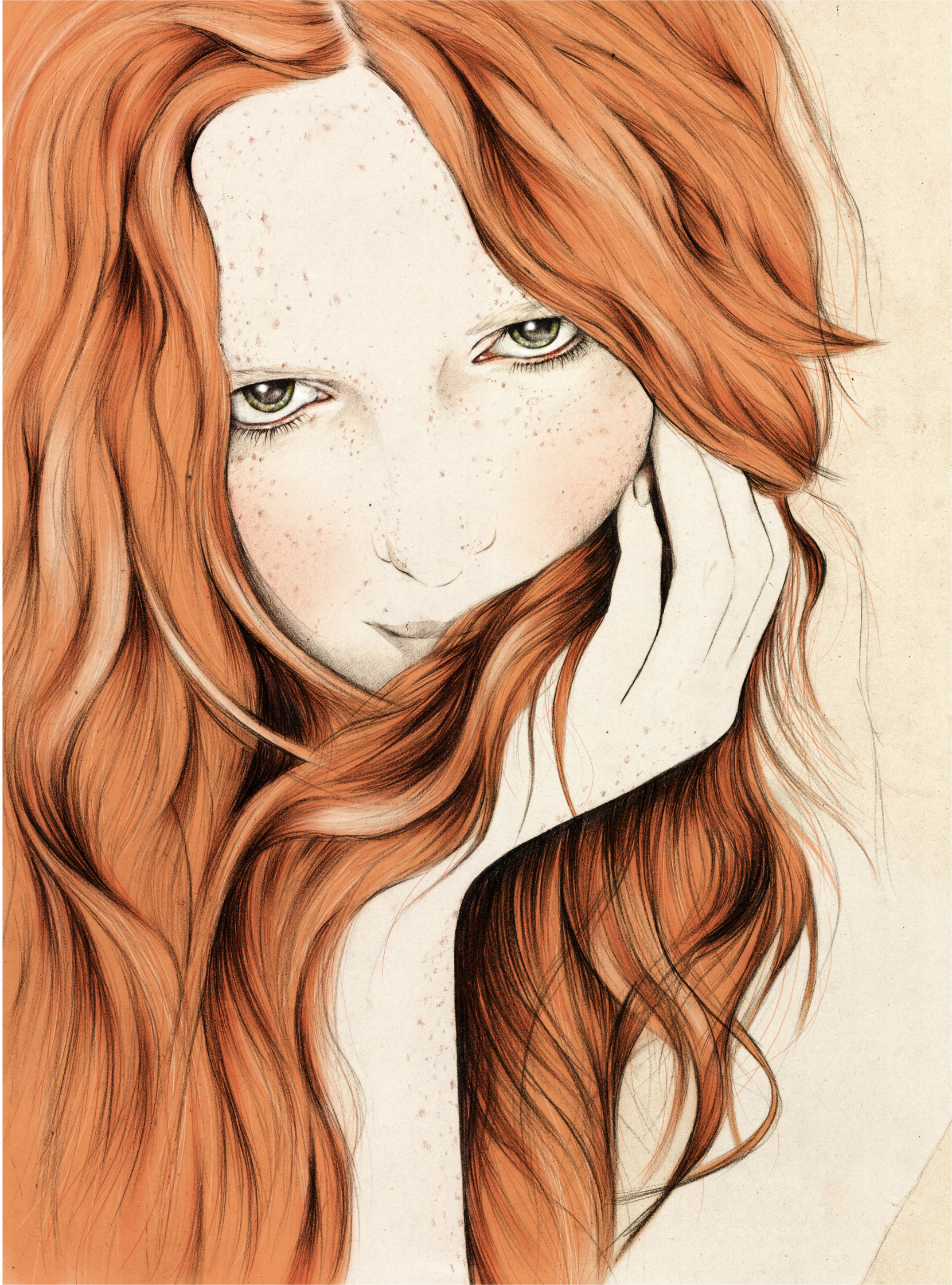 Alice Freckles Redhead Hair