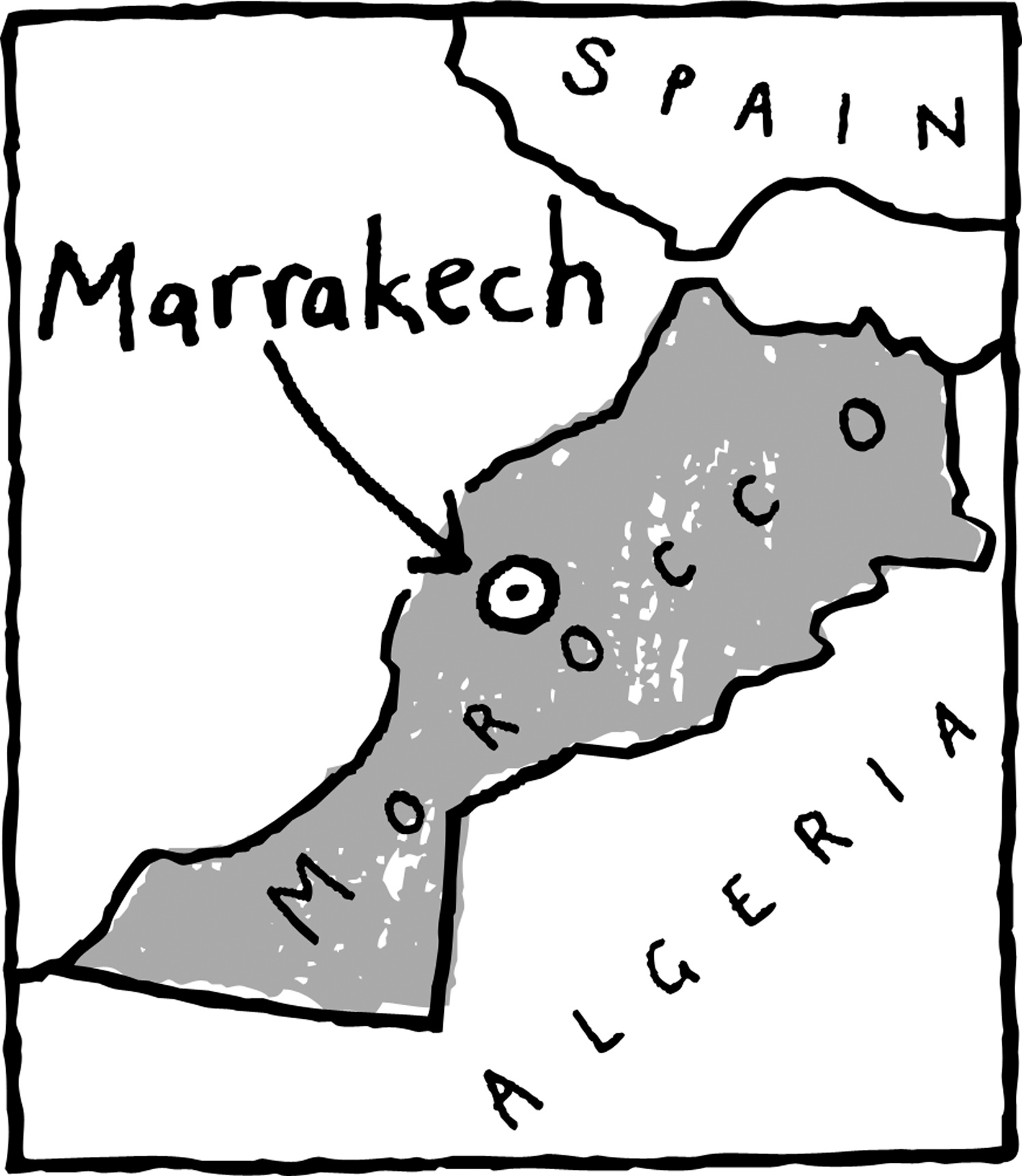 Marrakech Morocco Map Location