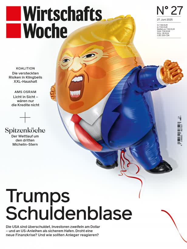 Trump debt crisis / Wirtschaftswoche Magazine