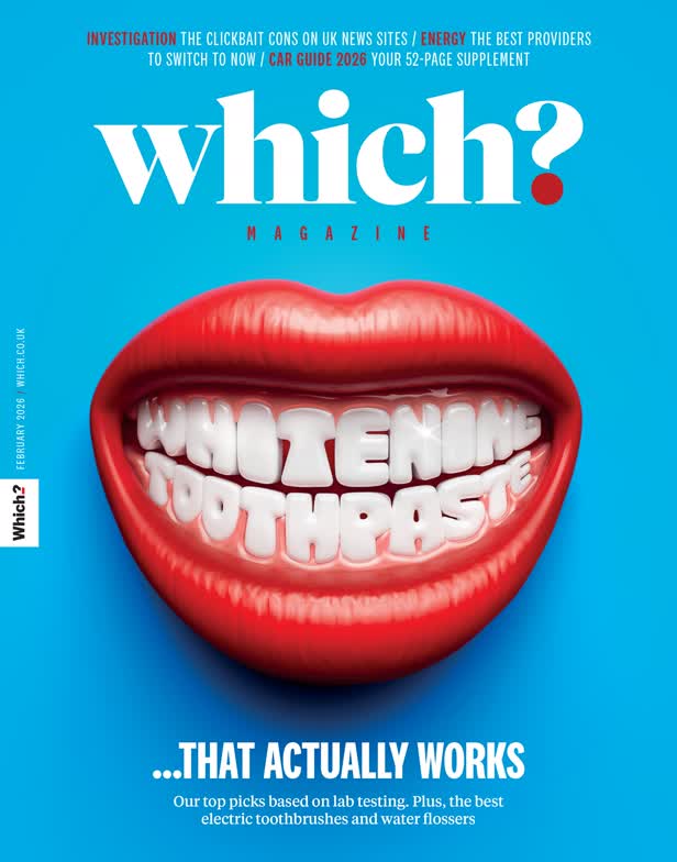 Teeth whitening survey cover / Which? Magazine