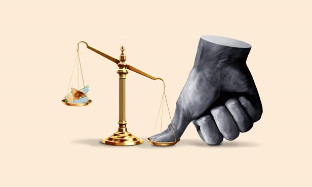 Justice violence in relationships / Welt am Sonntag