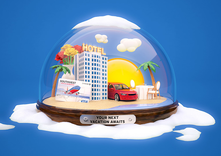 Southwest Airlines Snowglobe