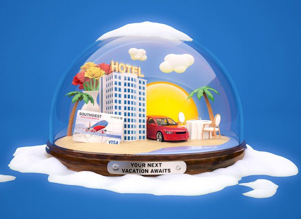 Southwest Airlines Snowglobe