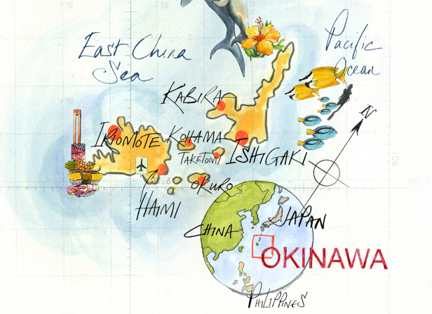 Okinawa Map Conde Nast Traveller Magazine