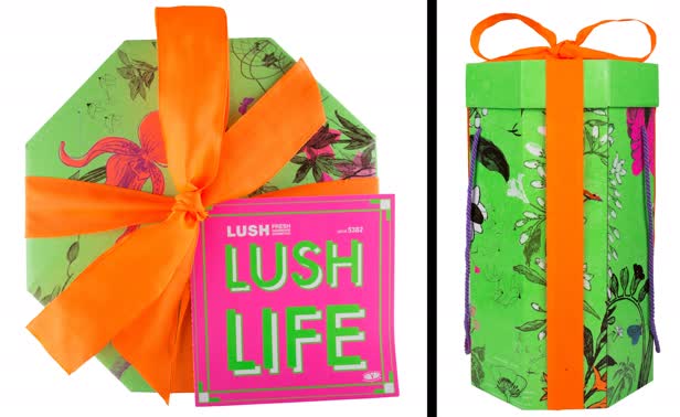 LUSH cosmetics Packaging