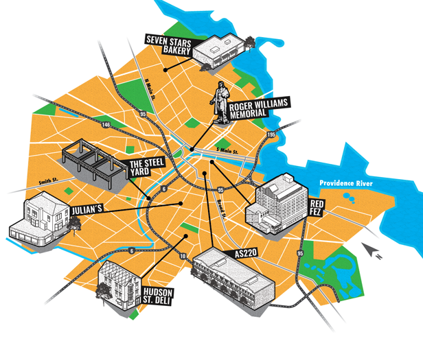 Map of Providence