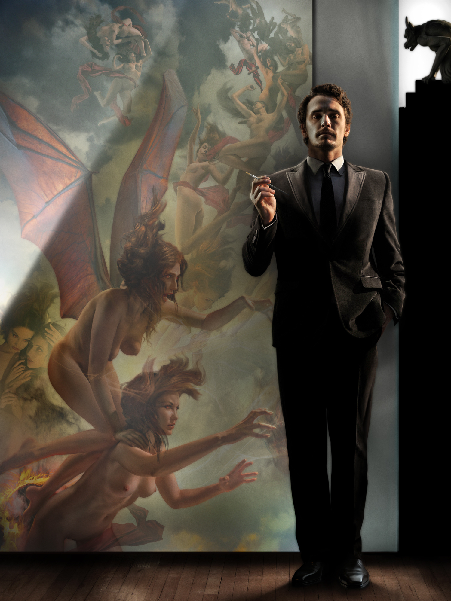 James Franco With Nemesis &amp; The Erinyes