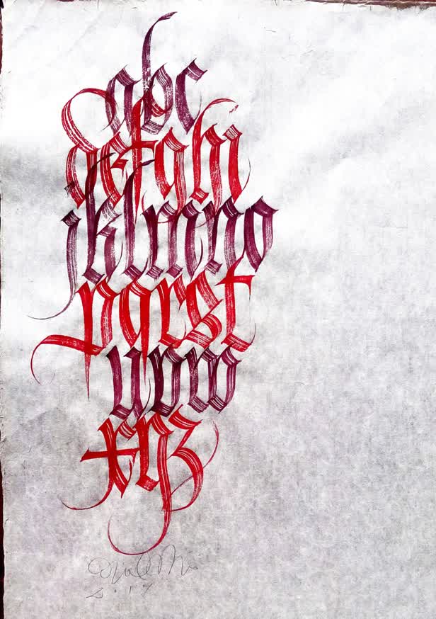 Gothic Lettering