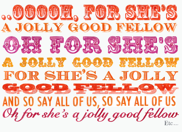 For She's A Jolly Good Fellow Greeting Card