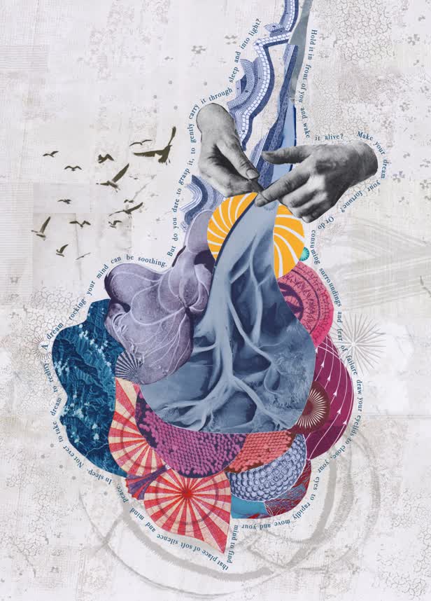 Private Collage Commission - Poetry Artwork