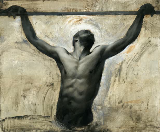 Male Study with Pole 2