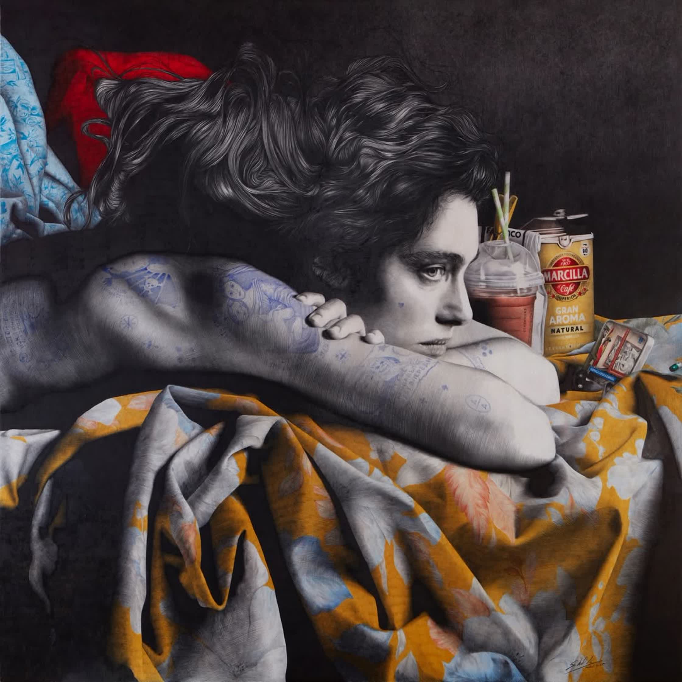 MARIA VIIISize- 200 cm h × 200 cm wTechnique- Black graphite pencil, colour pencils, and blue ba.jpg