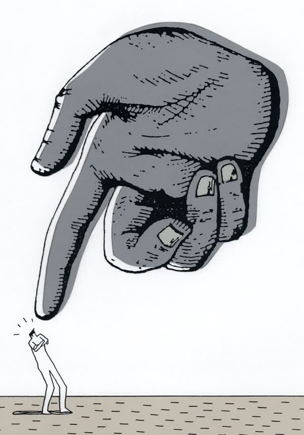 Pointing The Finger BBC Ariel
