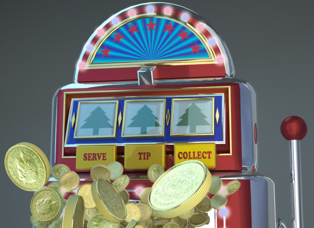 One Armed Bandit Gambling Machine